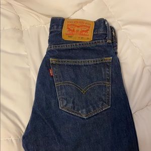 Levi 505 straight leg jeans